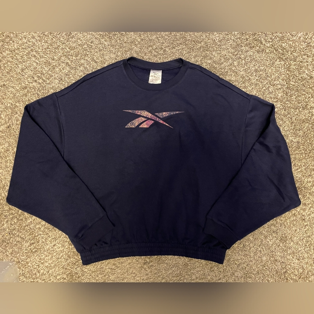 Reebok Modern Safari Coverup In Adult’s Navy Blue Sweatshirt Size 2X/18-20W